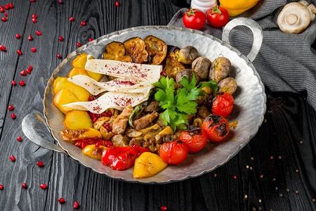 Садж-кебаб из телятины