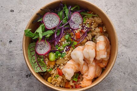 Рис с морепродуктами