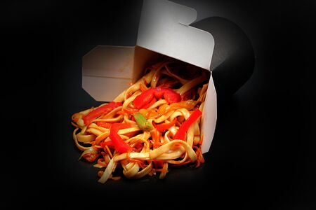 Удон овощами