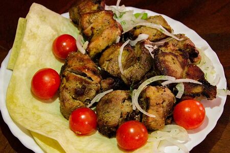 Шашлык из cвинoй шеи