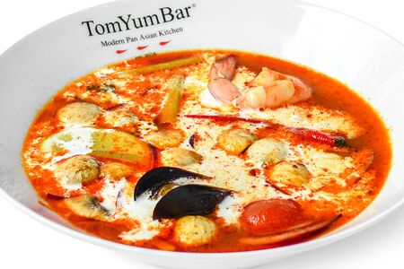 Суп TomYum с морепродуктами