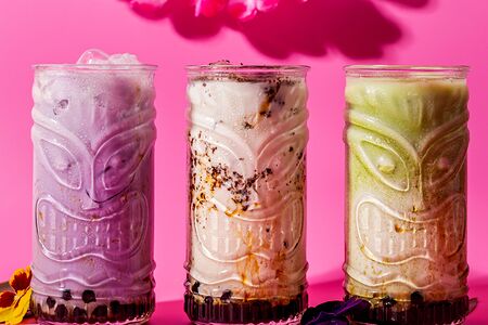 Коктейли с жемчужинами тапиоки