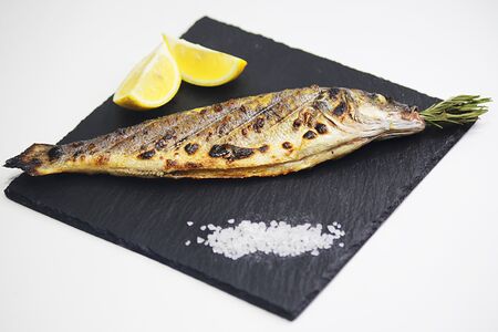 Сибас на углях