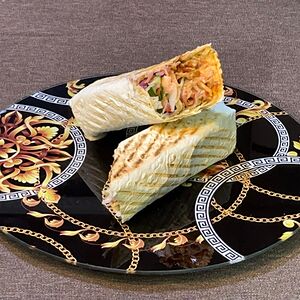 Шаурма в обычном лаваше