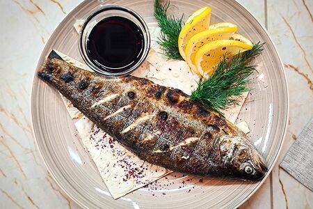 Сибас на огне