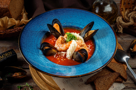 Тосканский суп с морепродуктами