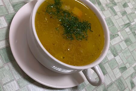 Куриный суп с картофелем