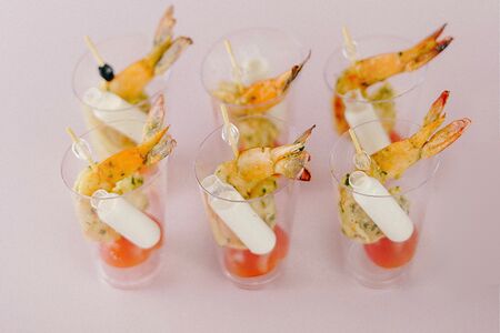 Креветка в стопке