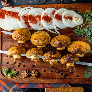 Шашлык из шампиньонов