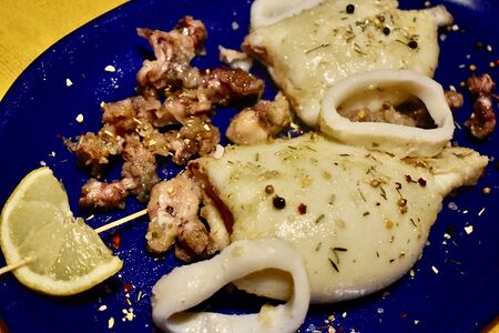 Кальмар во фритюре