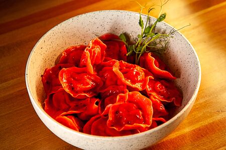 Пельмешки из барашка с кинзой