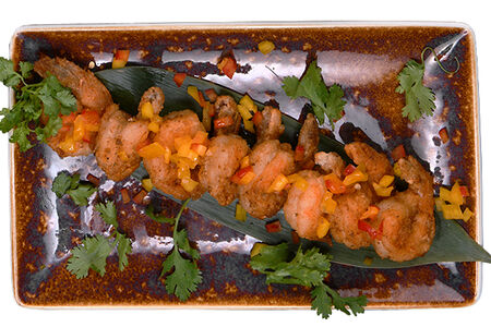 Креветки жареные