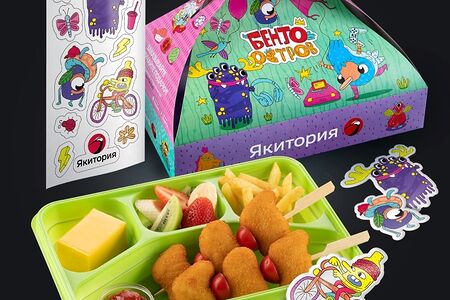 Бенто с наггетсами