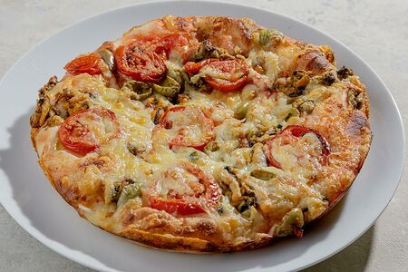 Пицца с мидиями