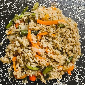 Тяхан с овощами