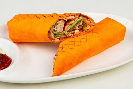 Шаурма в сырном лаваше