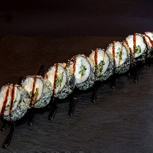 С крабом в темпуре