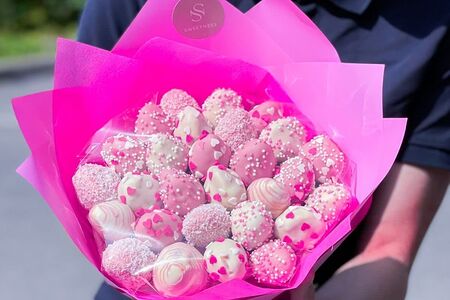 Букет из клубники в шоколаде