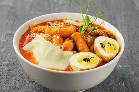 Токпокки с сыром