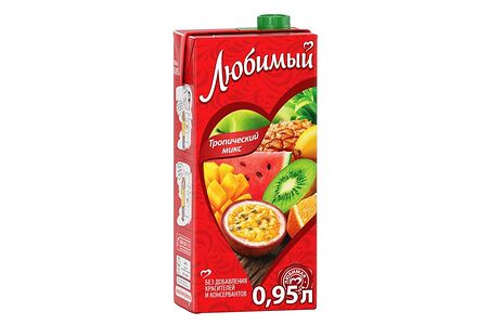 Сок Любимый Тропический микс