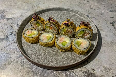 Жареная креветка