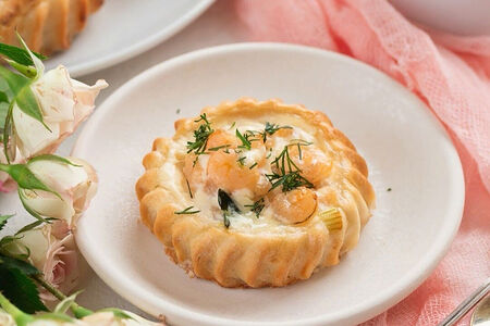 Перепечки с креветками