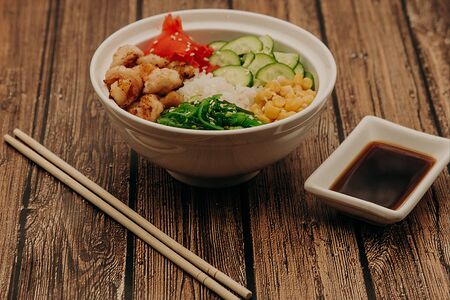 Поке с креветками