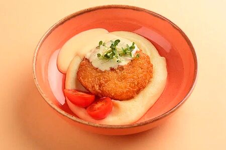 Фишкейк с пюрешкой