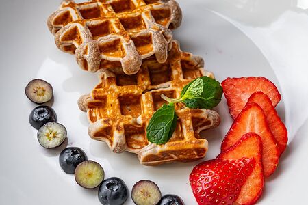 Шоколадные протеиновые вафли