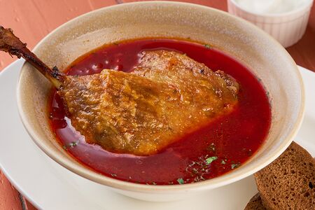 Борщ с уткой