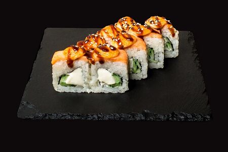 Ролл Филадельфия лайт запечённая