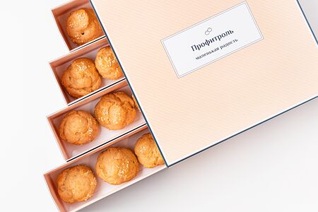 Сытный перекус, набор профитролей