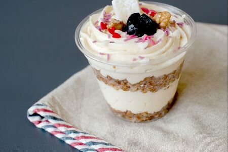 Десерт со сливками