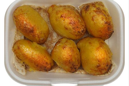 Картофель на мангале