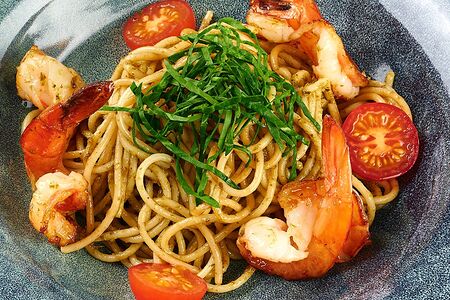 Паста с креветками