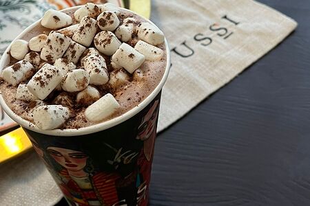 Какао на сливках среднее