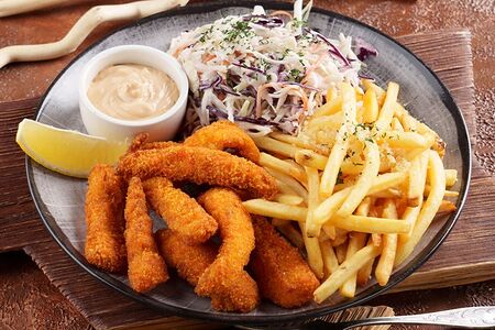 Тилапия с картофелем