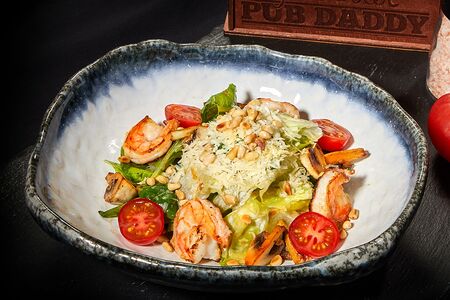 Салат с креветками