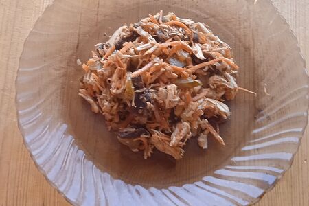 Салат Обжорка с курицей