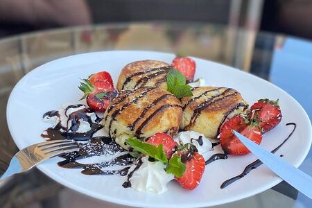 Творожники с cоусом