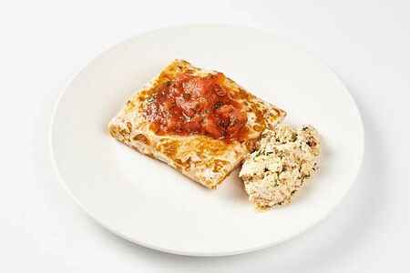 Блин с курицей в сливках