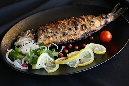 Форель на Мангале