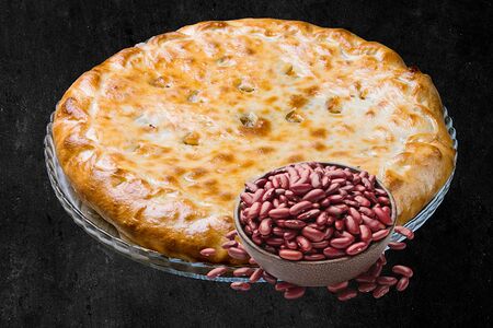 Пирог с фасолью