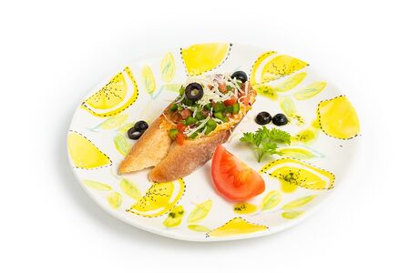 Брускетта овощная