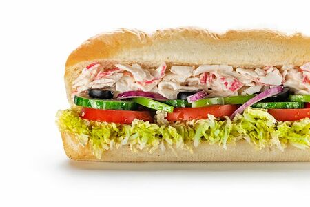 Сэндвич Морепродукты с кусочками краба