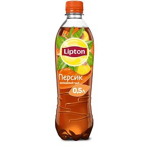 Lipton чай чёрный с персиком