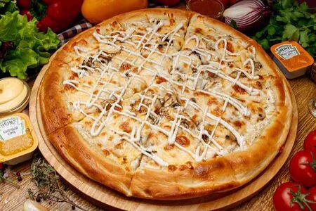 Нежная с грибами большая