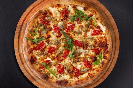 Пицца с черноморским рапаном