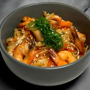 Удон с Креветками