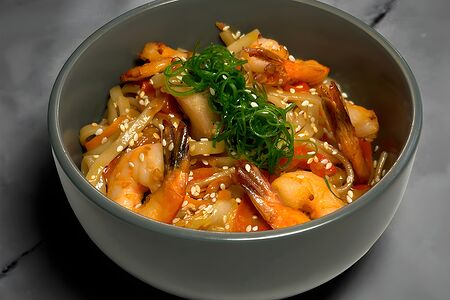 Удон с Креветками